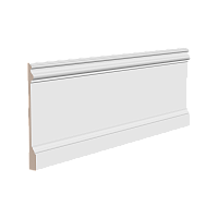 Плинтус белый Ultrawood арт. Base 5800 p (2000 x 230 x 20 мм.) - Новосибирск