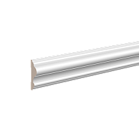 Молдинг белый Ultrawood арт. U 0002 p (2000 х 45 х 14 мм) - Новосибирск