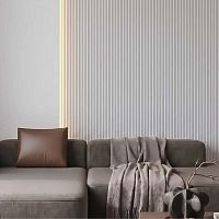 Стеновая панель Ultrawood NEXT арт. WPC 002 WH (2900 х 118 х 11 мм) - Новосибирск