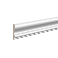Молдинг белый Ultrawood арт. U 0009 p (2000 х 55 х 15 мм) - Новосибирск
