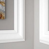 Молдинг белый Ultrawood арт. U 0002 p (2000 х 45 х 14 мм) - Новосибирск