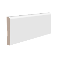 Плинтус белый Ultrawood арт. Base 8012 p (2000 x 80 x 12 мм.) - Новосибирск